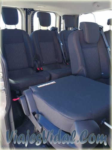 Asientos interiores del Ford Tourneo